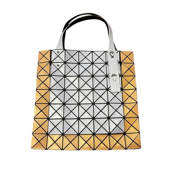 Bao Bao Issey Miyake Inspired Prism Bi-Color Tote Bag - Picture 3 of 4